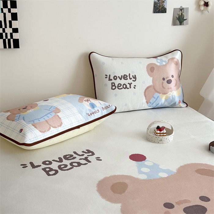 91家纺网 家纺一手货源 找家纺 美乐迪家纺 2025新款异形冰藤席 小熊