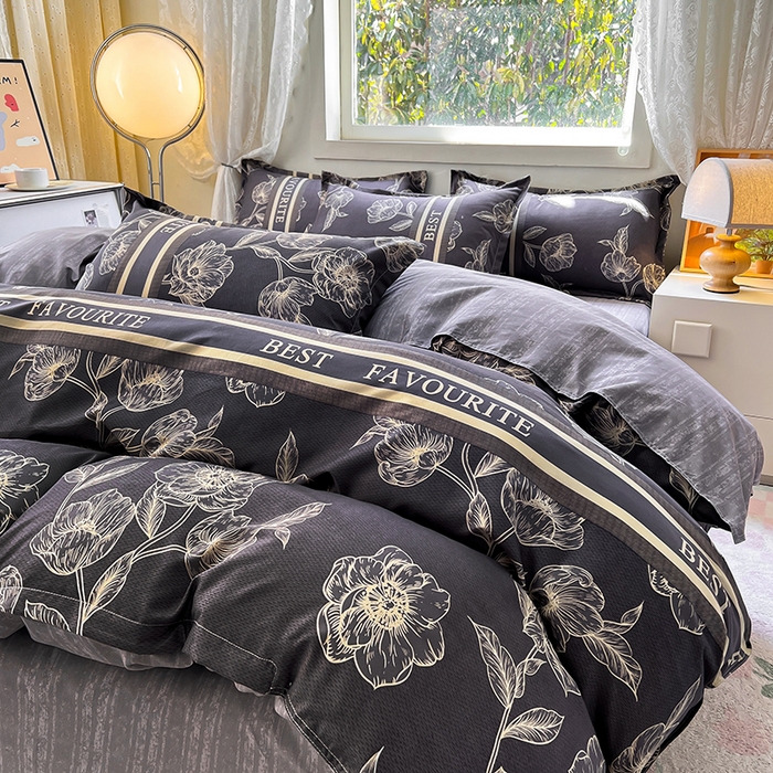 91家纺网 家纺一手货源 找家纺 曼璐家纺 2025新款芦荟棉单品被套