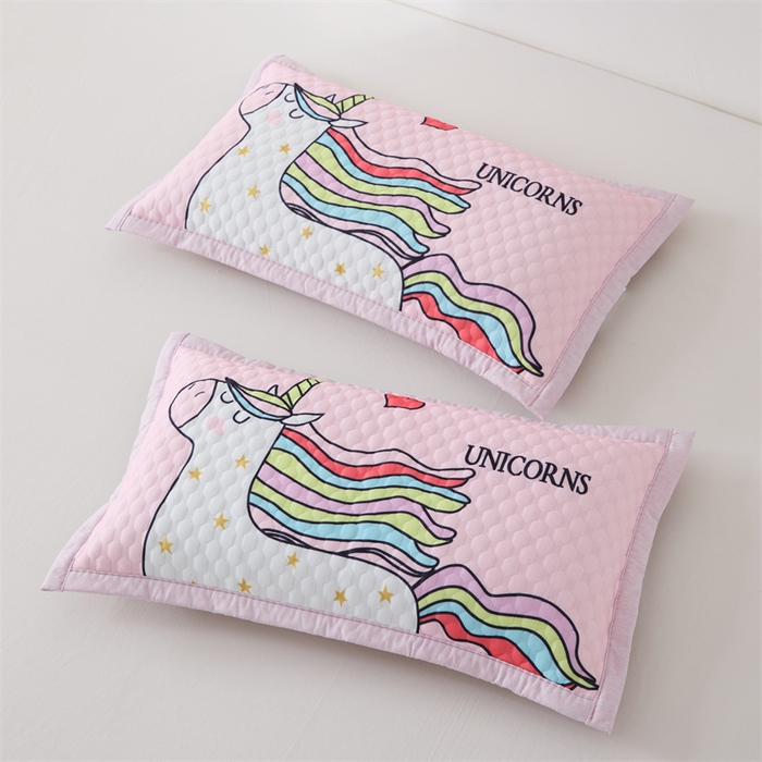 91家纺网 家纺一手货源 找家纺 织布人2025新款荞麦枕夏季卡通凉豆豆枕1-12岁儿童学生枕头幼儿园午睡枕   卡通凉豆豆-彩虹马【学生款茶香枕】