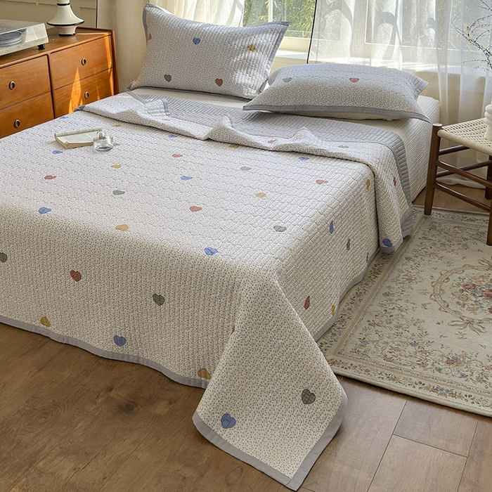 91家纺网 家纺一手货源 找家纺 （总）美优兰 2025春夏新款双面天丝高温砂洗床盖