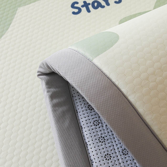 91家纺网 家纺一手货源 找家纺 （总）川悦生活 2025新款数码印花冰豆豆凉席床垫-学生床