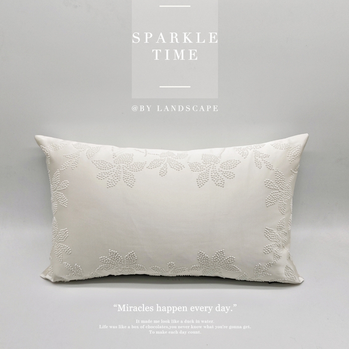 91家纺网 家纺一手货源 找家纺 新款禅丝高精密珍珠钻抱枕枕头枕芯-涟漪 涟漪-白