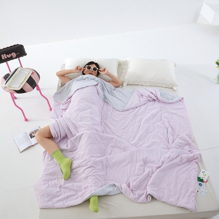 91家纺网 家纺一手货源 找家纺 （总）2025春夏新款A类母婴级西瓜啵啵凉感被锦氨夏凉被空调被