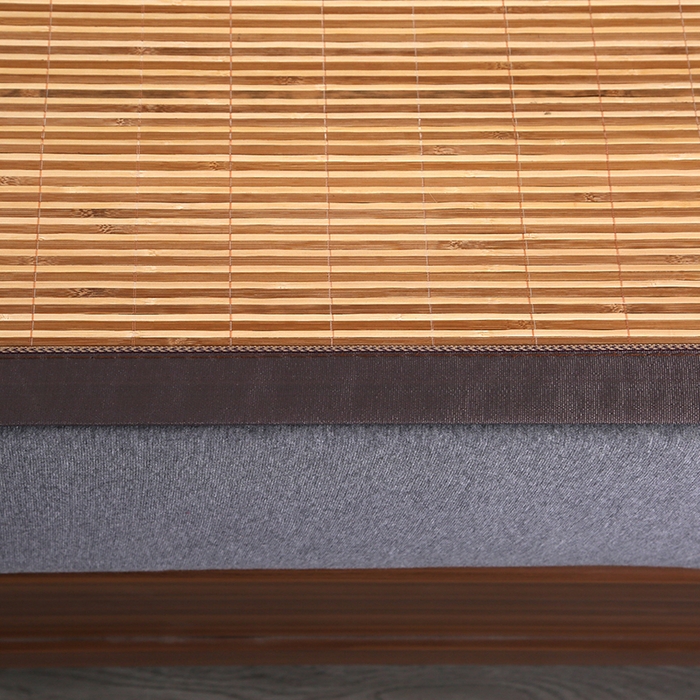 91家纺网 家纺一手货源 找家纺 鸣创 2025新款碳光竹席艾草驱蚊凉席草席藤席 金砖雅韵