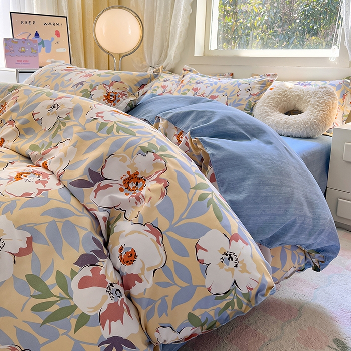 91家纺网 家纺一手货源 找家纺 曼璐家纺 2025新款芦荟棉单品被套