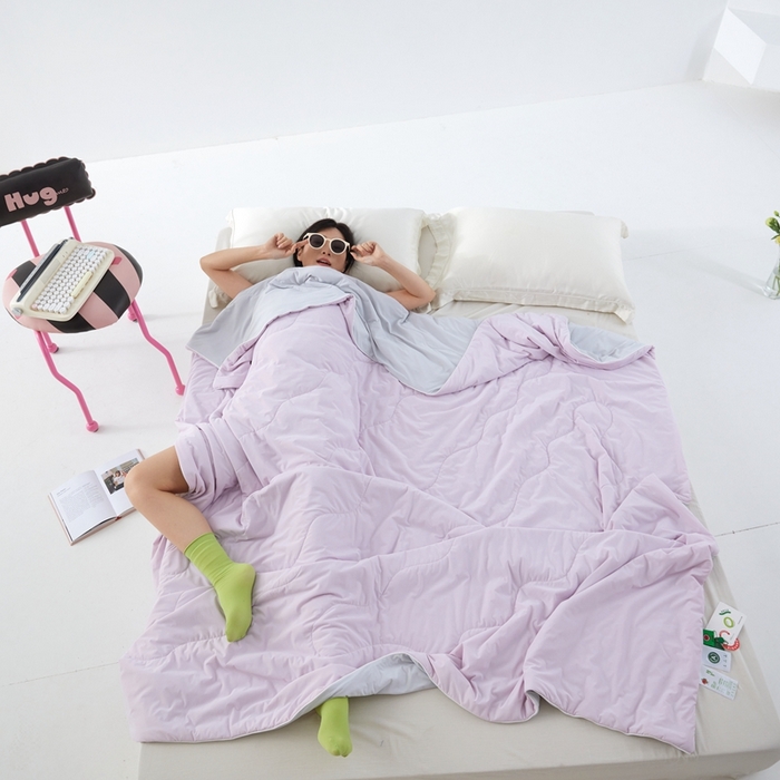 91家纺网 家纺一手货源 找家纺 （总）2025春夏新款A类母婴级西瓜啵啵凉感被锦氨夏凉被空调被