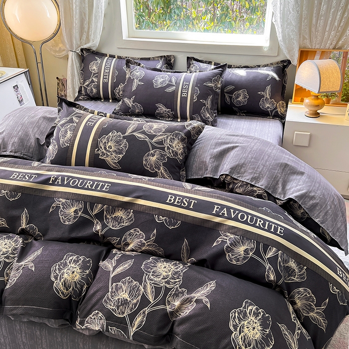 91家纺网 家纺一手货源 找家纺 曼璐家纺 2025新款芦荟棉单品被套