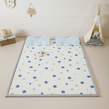 91家纺网 家纺一手货源 找家纺 （总）川悦生活 2025新款数码印花冰豆豆凉席床垫-学生床-系列二