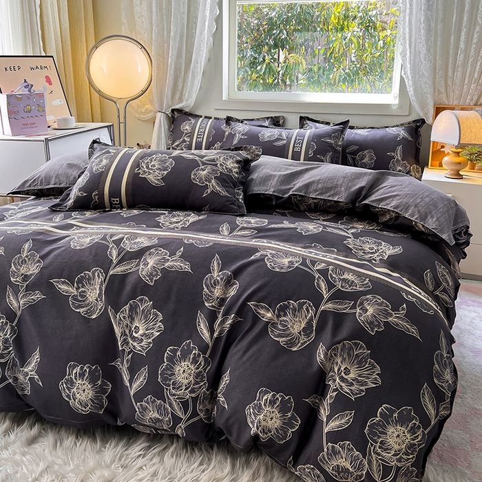 91家纺网 家纺一手货源 找家纺 曼璐家纺 2025新款芦荟棉单品被套