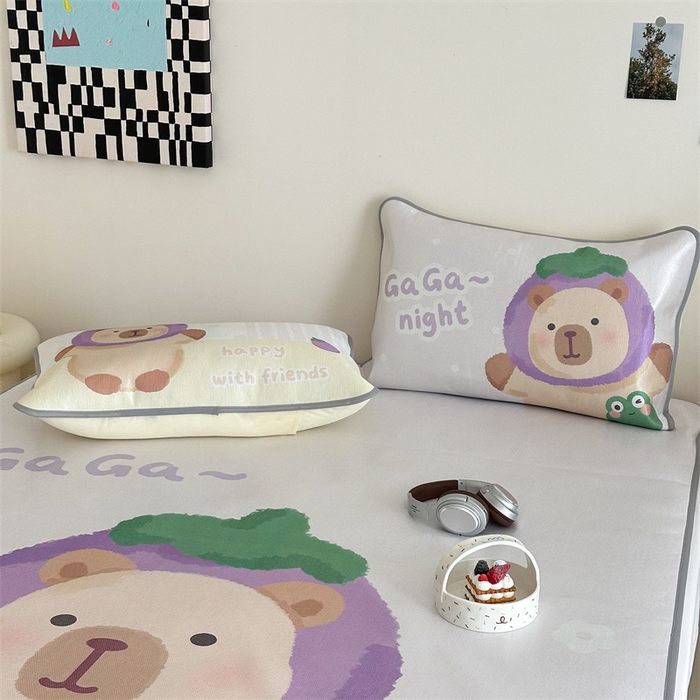 91家纺网 家纺一手货源 找家纺 美乐迪家纺 2025新款异形冰藤席 卡皮巴拉