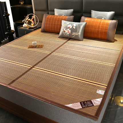 91家纺网 家纺一手货源 找家纺 （总）森璐家纺 2025新款茶香养生竹席藤席草席冰丝席凉席子