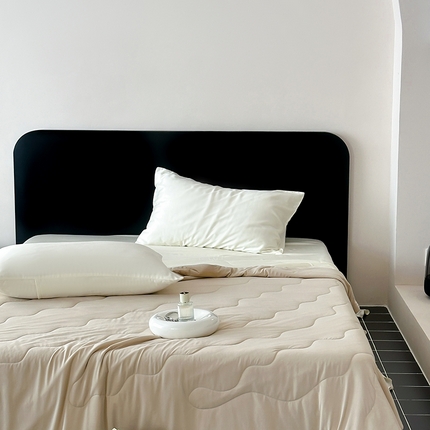 时年家纺 2025新款升级版180克高定即刻凉感夏被 奶咖米