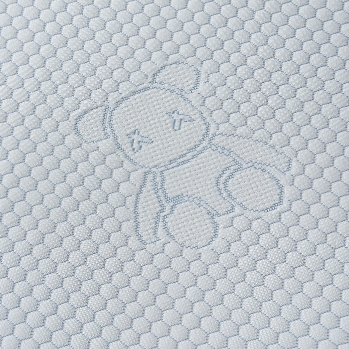 91家纺网 家纺一手货源 找家纺 999家纺   2025新款凉感提花冰豆豆凉席三件套 冰块熊-蓝（床笠款）