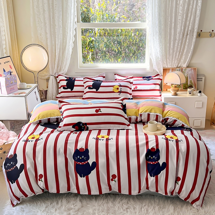 91家纺网 家纺一手货源 找家纺 曼璐家纺 2025新款芦荟棉单品被套