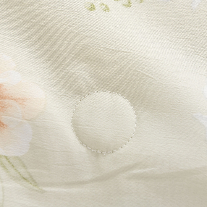 91家纺网 家纺一手货源 找家纺 红日子纺织品 2025新款棉麻夏被四件套 青青世界