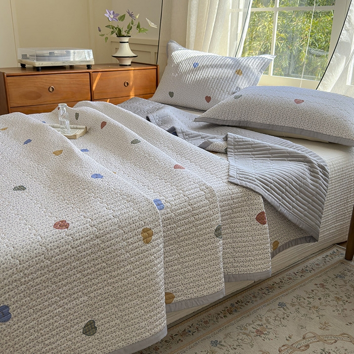 91家纺网 家纺一手货源 找家纺 （总）美优兰 2025春夏新款双面天丝高温砂洗床盖