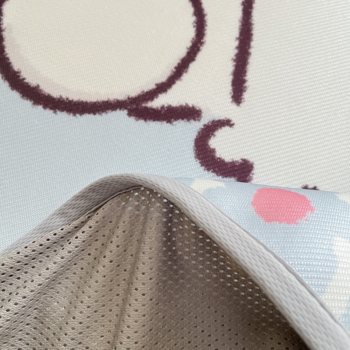 91家纺网 家纺一手货源 找家纺 金爱家  2025新款正版授权miiiiichan可爱卡通大版数码印花A类1200D冰感丝凉感席冰丝三件套平铺床笠系列 熊仔派对