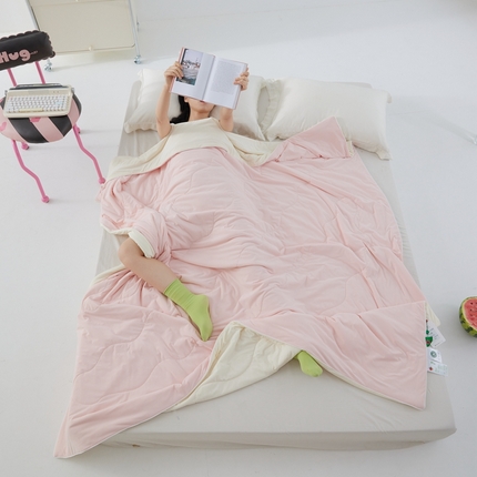 91家纺网 家纺一手货源 找家纺 （总）2025春夏新款A类母婴级西瓜啵啵凉感被锦氨夏凉被空调被