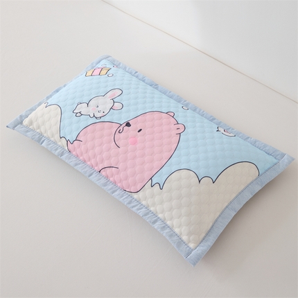 织布人2025新款荞麦枕夏季卡通凉豆豆枕1-12岁儿童学生枕头幼儿园午睡枕 卡通凉豆豆-小熊【学生款荞麦枕】
