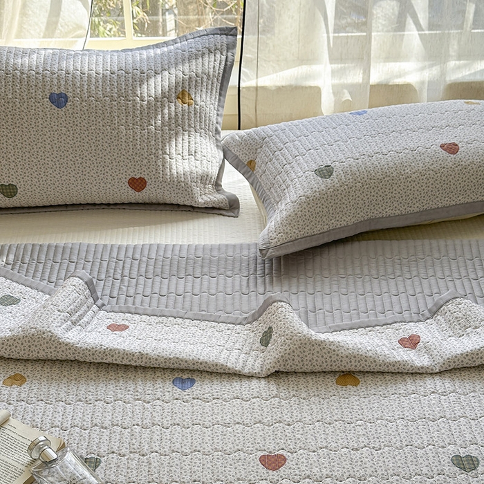 91家纺网 家纺一手货源 找家纺 （总）美优兰 2025春夏新款双面天丝高温砂洗床盖