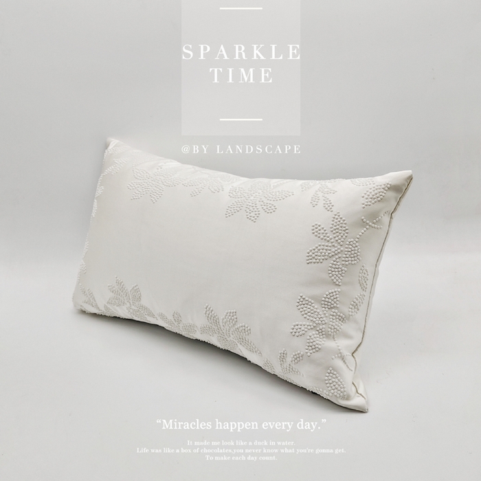 91家纺网 家纺一手货源 找家纺 新款禅丝高精密珍珠钻抱枕枕头枕芯-涟漪 涟漪-白