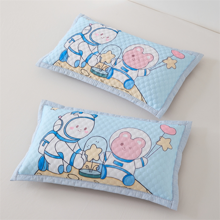 91家纺网 家纺一手货源 找家纺 织布人2025新款荞麦枕夏季卡通凉豆豆枕1-12岁儿童学生枕头幼儿园午睡枕 卡通凉豆豆-宇航员【儿童款茶香枕】 