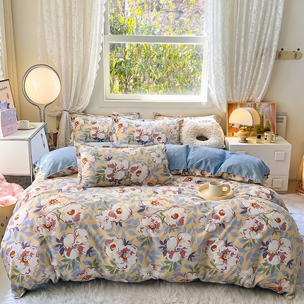 曼璐家纺 2025新款芦荟棉单品被套