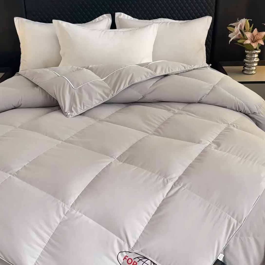 91家纺网 家纺一手货源 找家纺 （总）御眠纺2025新款羽绒蚕丝二合一高端子母被壳