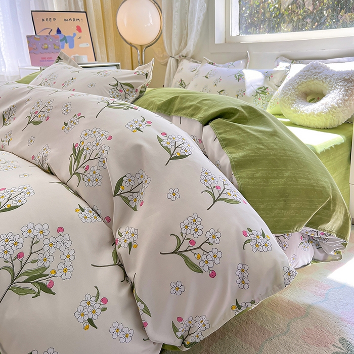 91家纺网 家纺一手货源 找家纺 曼璐家纺 2025新款芦荟棉单品被套