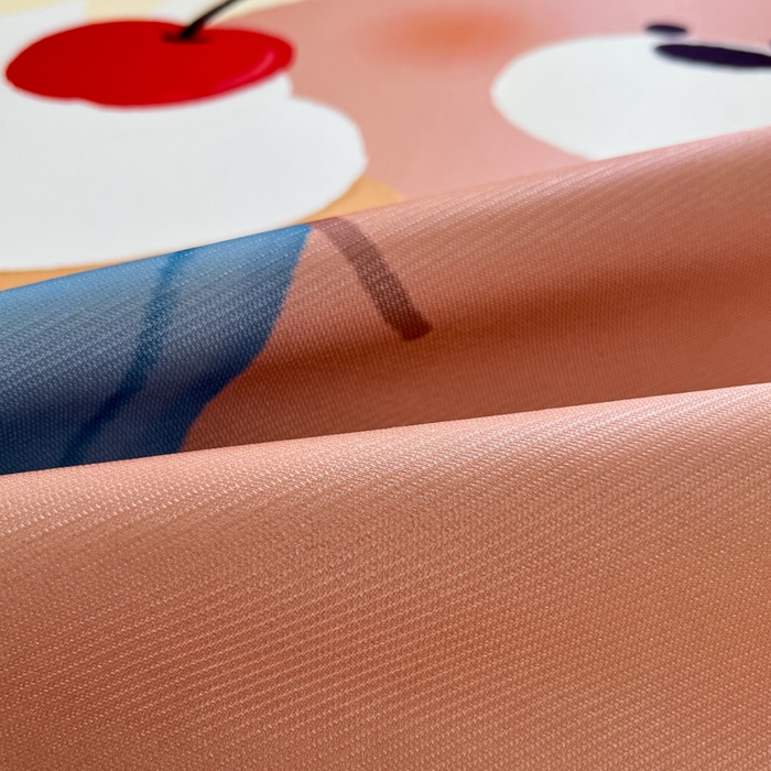 91家纺网 家纺一手货源 找家纺 金爱家  2025新款正版授权miiiiichan可爱卡通大版数码印花A类1200D冰感丝凉感席冰丝三件套平铺床笠系列 奶油小熊