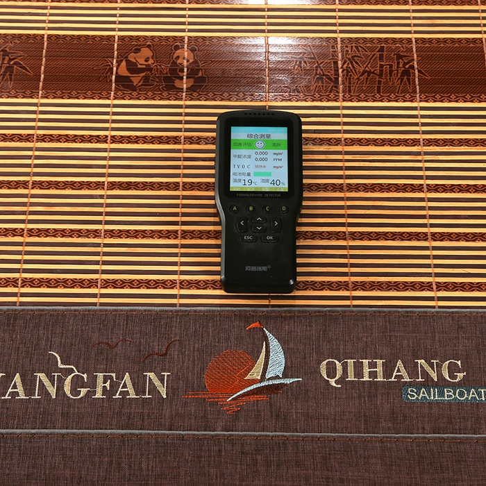 91家纺网 家纺一手货源 找家纺 森璐家纺 2025新款茶香养生竹席藤席草席冰丝席凉席子 富贵抱竹-反面冰藤