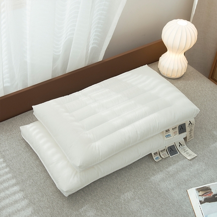 91家纺网 家纺一手货源 找家纺 麦肯锡2025新款国际婴幼儿级A类无荧光 无甲醛低平亲子枕 儿童款30×50cm受压高度:2cm