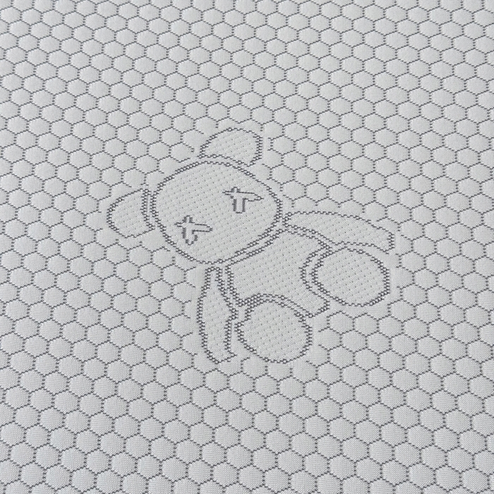 91家纺网 家纺一手货源 找家纺 999家纺   2025新款凉感提花冰豆豆凉席三件套 冰块熊-灰（床笠款）