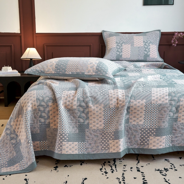 91家纺网 家纺一手货源 找家纺 棠薇家纺  2025新款北欧风盖毯毛巾被 欧式风尚