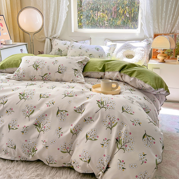 91家纺网 家纺一手货源 找家纺 曼璐家纺 2025新款芦荟棉单品被套