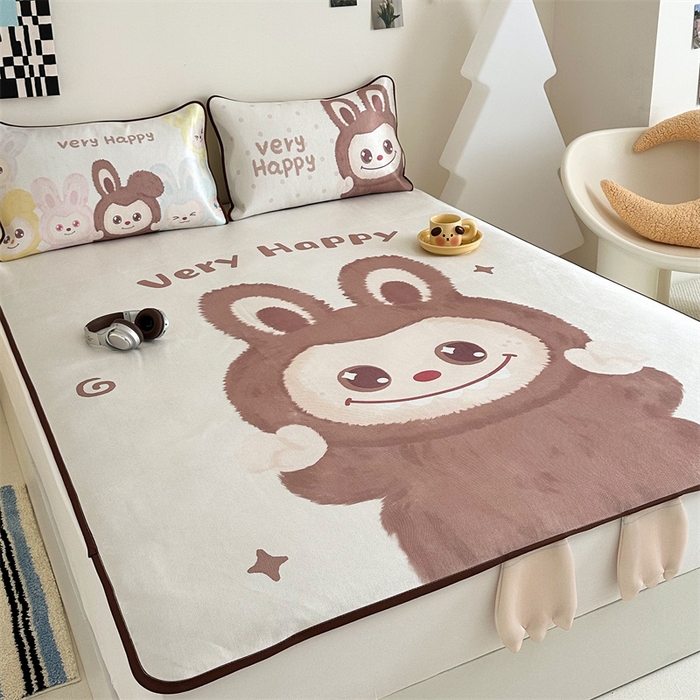 91家纺网 家纺一手货源 找家纺 美乐迪家纺 2025新款异形冰藤席 布布