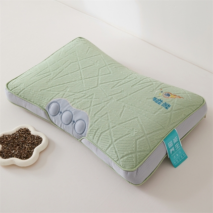 91家纺网 家纺一手货源 找家纺 （总）织布人2025新款荞麦枕凉感草本磁能颈椎枕颈椎不适专用理疗缓解颈椎枕头