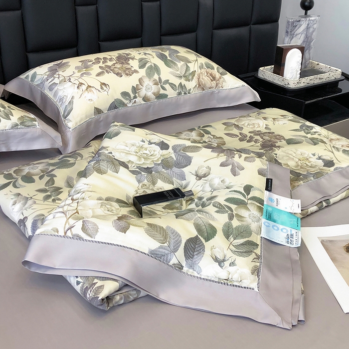 91家纺网 家纺一手货源 找家纺 若未家居 LOVEWE HOUSE 2025新款兰精天丝印花夏被及夏被四件套 绿野仙踪（床单款+床盖款）