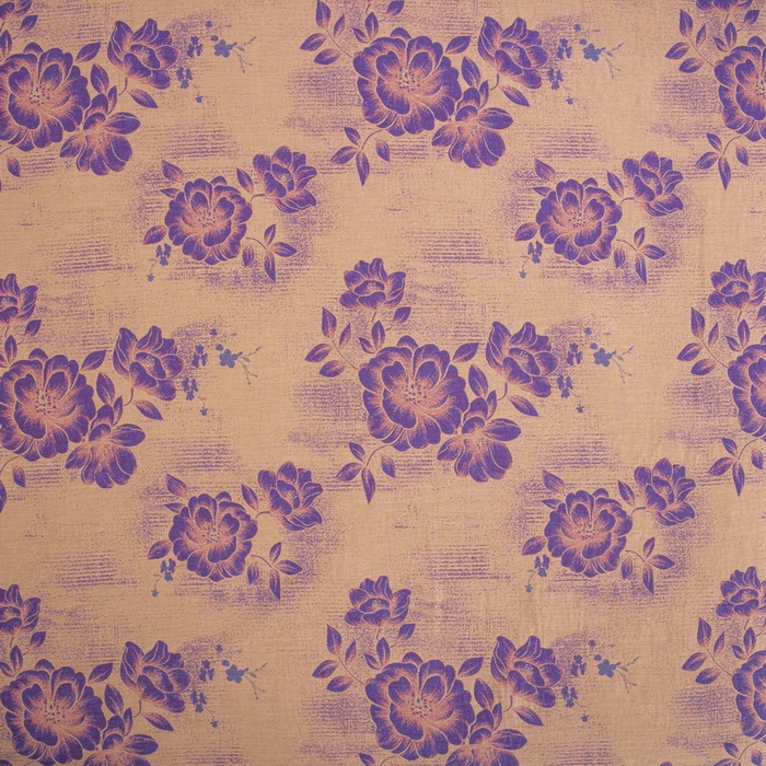 91家纺网 家纺一手货源 找家纺 2025新款全棉色织双层纱纽扣款四件套 云纱-紫罗兰