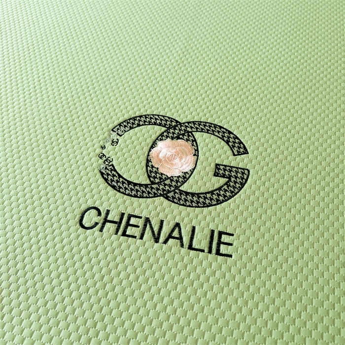 91家纺网 家纺一手货源 找家纺 启程家纺 2025春夏新款冰豆豆凉席刺绣款复合三明治三件套 小香风-绿