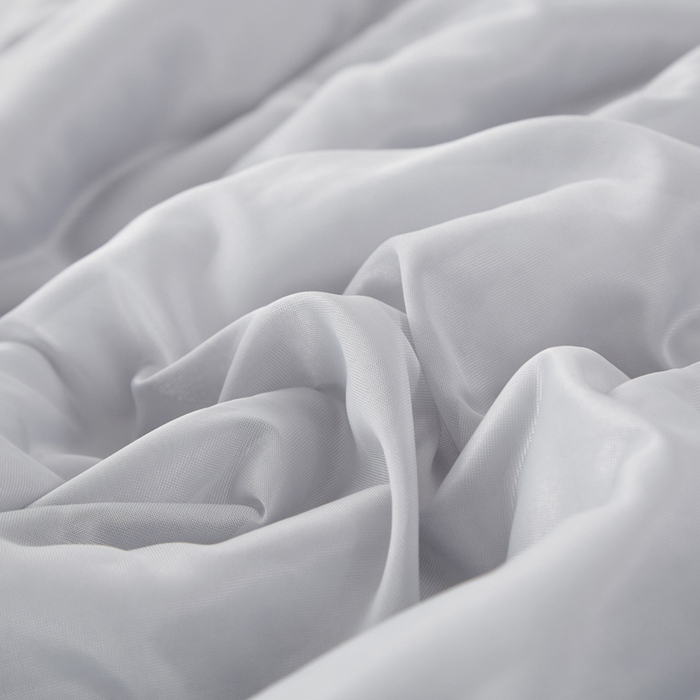 91家纺网 家纺一手货源 找家纺 丝薇雅 2025新款凉感丝夏被冰淇淋夏凉被 圆圈灰色