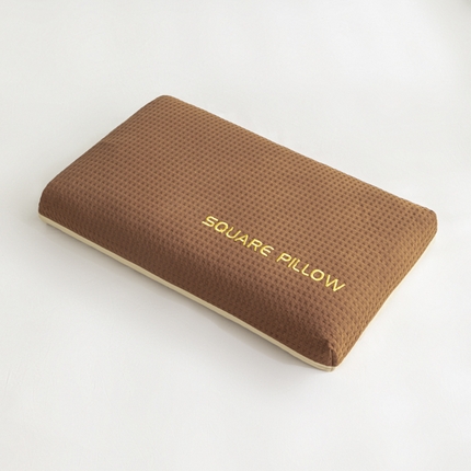 麦肯锡2025新款华夫格纯荞麦枕 咖色30*50高度：8-9公分