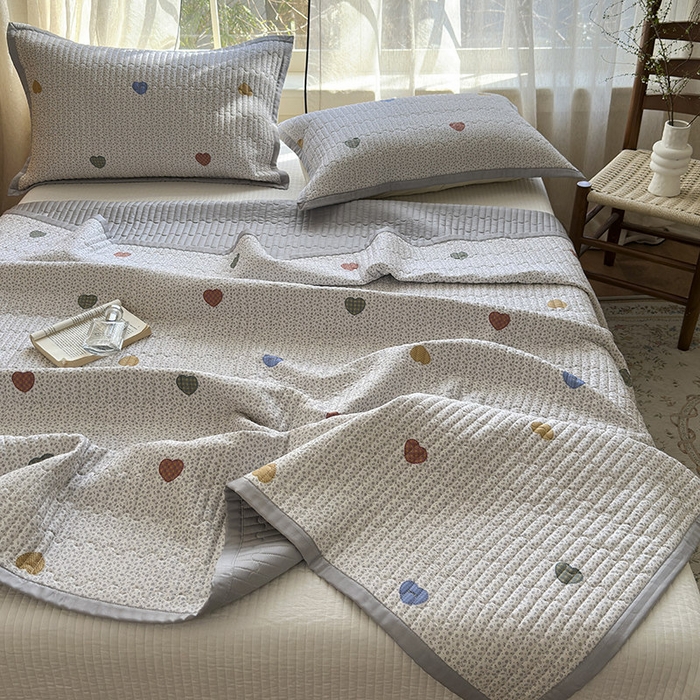 91家纺网 家纺一手货源 找家纺 （总）美优兰 2025春夏新款双面天丝高温砂洗床盖