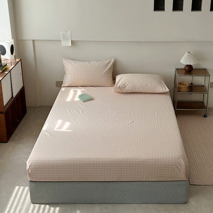 91家纺网 家纺一手货源 找家纺 （总）水洗的故事 2025新款色织水洗棉床单床笠单套