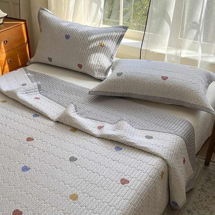 91家纺网 家纺一手货源 找家纺 （总）美优兰 2025春夏新款双面天丝高温砂洗床盖