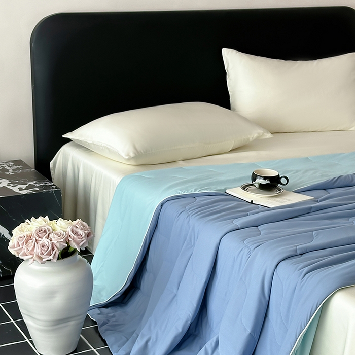 91家纺网 家纺一手货源 找家纺 （总）时年家纺 2025新款升级版180克高定即刻凉感夏被