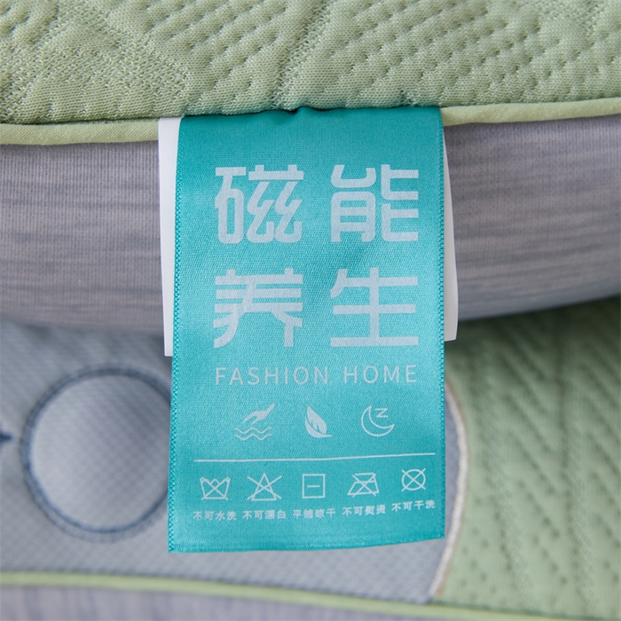 91家纺网 家纺一手货源 找家纺 织布人2025新款荞麦枕凉感草本磁能颈椎枕颈椎不适专用理疗缓解颈椎枕头 草本磁能枕单边款-绿色【茶香枕】35*55±3cm 