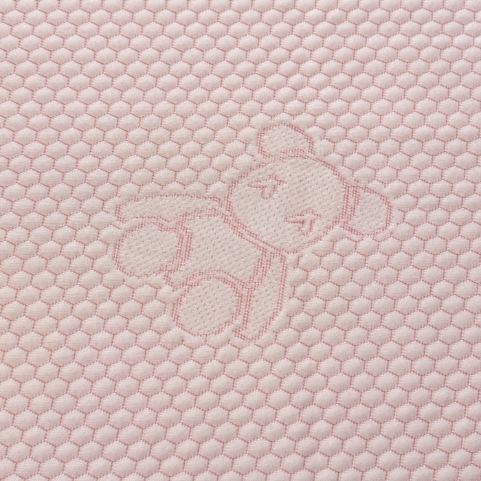 91家纺网 家纺一手货源 找家纺 999家纺   2025新款凉感提花冰豆豆凉席三件套 冰块熊-粉（凉席款）