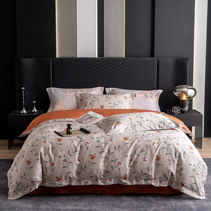 91家纺网 家纺一手货源 找家纺 （总）皇寝世家家居 2025新款60S新疆长绒棉数码印花全棉床上四件套纯棉床品套件