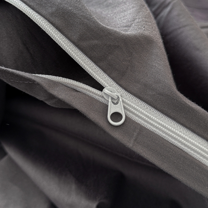 91家纺网 家纺一手货源 找家纺 若未家居 LOVEWE HOUSE 2025新款50S色织空气层水洗大提花全棉四件套 流光-碳素灰